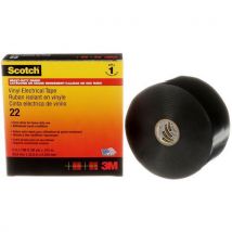 Taśma elektroizolacyjna PCV 3M Scotch 22 o szerokości 50 mm, Manutan