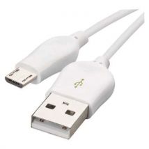 Emos Kabel do szybkiego ładowania i transmisji danych, USB-A 2.0/micro USB-B 2.0, Quick Charge, 1 m, biały, Manutan