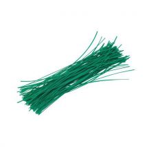 TopTrade TOPTRADE drut stalowy, powlekany tworzywem sztucznym, zielony, 100 szt., 0,4 x 250 mm, Manutan