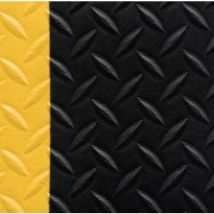 Notrax Mata przemysłowa przeciwzmęczeniowa Sof-Tred z powłoką diamentową, czarno-żółta, 60 x 1500 cm Manutan