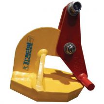 Zacisk do podnoszenia płyt Tractel w pozycji poziomej, siła zacisku 4000 kg, rozwartość 0–150 mm Manutan