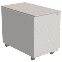 Robberechts Mobilny pojemnik z szufladami Combi-Classic, 80 x 42 x 54,7 cm, szary, 3 szuflady, Manutan