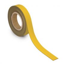 Taśma magnetyczna Maul, 10 m, 30x1 mm, żółta Manutan