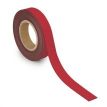 Taśma magnetyczna Maul, 10 m, 30x1 mm, czerwona Manutan