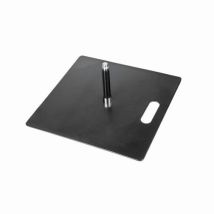 Podstawa stalowa do flag z mocowaniem obrotowym 25 mm, 6 kg,