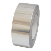 Taśma klejąca, aluminiowa, izolacyjna, 50 mm x 50 m, Manutan