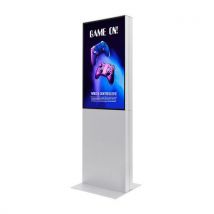 Totem cyfrowy Smart Line dwustronny z monitorem Samsung 43, biały,