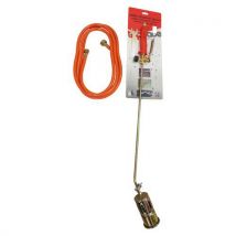 TopTrade TOPTRADE palnik PB, z wężykiem 3 m, z regulatorem ciśnienia i komorą mieszania, 60 mm x 850 mm Manutan