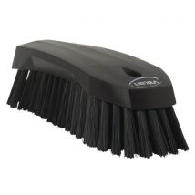 Vikan Pędzel ręczny, twarde włosie, kolor czarny Manutan