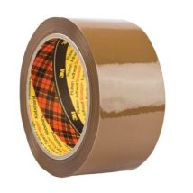 Taśma klejąca cichoodwijalna 309 Scotch 3M, szerokość 50 mm, brązowa Manutan