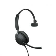 Przewodowy zestaw słuchawkowy Jabra Evolve2 40, USB-A, MS MONO, Manutan