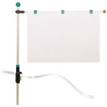 System prezentacji Hebel – uchwyt na plan stołu Manutan