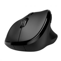 Ergonomiczna mysz optyczna Cloe Powerton, bezprzewodowa, czarna, Manutan