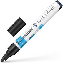 Schneider Marker akrylowy SCHNEIDER Paint-It 320, 4 mm, czarny, Manutan