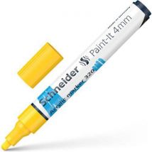 Schneider Marker akrylowy SCHNEIDER Paint-It 320, 4 mm, żółty, Manutan