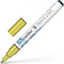 Schneider Marker metaliczny SCHNEIDER Paint-It 011, 2 mm, żółty metalik, Manutan