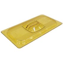 Rubbermaid Pokrywa sztywna bardzo wysokie temperatury 1/3 z otworem Manutan
