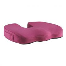 Poduszka do siedzenia Powerton, ergonomiczna, pianka z pamięcią kształtu, bordowa Manutan
