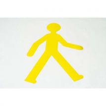 Gergosign Oznaczenie podłogi - symbol dla pieszych, Manutan