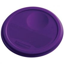 Rubbermaid Okrągła pokrywa do pojemnika 3,8 l na alergeny fioletowa, Manutan