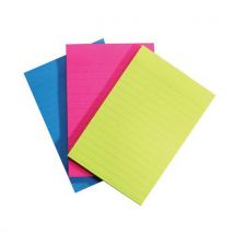 Karteczki samoprzylepne Post-it w linie, ilość kartek/notatek 90, Manutan