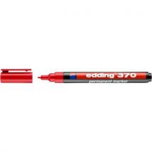 Edding Marker permanentny e-370 EDDING, 1mm, czerwony, Manutan