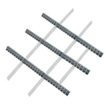 Zestaw przegródek do szuflad Lista, 250 x 910 mm, 18 przegródek Manutan