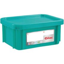 Pojemnik Gilac sztaplowany z pokrywką, HACCP, 12 l, niebieski,