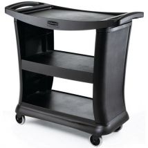 Rubbermaid Wózek serwisowy czarny 9T68, Manutan