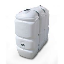 Dwuścienny zbiornik plastik - plastik, 750 l Manutan