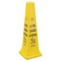 Rubbermaid Wielojęzyczny stożek bezpieczeństwa 91,4 cm żółty, Manutan