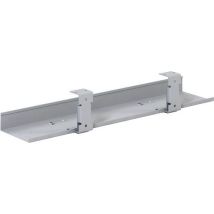 Alfa Office Kanał kablowy do stołów ALFA UP, 60 cm, wytrzymały, kolor szarosrebrny Manutan