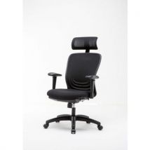 Fotel biurowy OFFICE PRODUCTS Zakynthos, czarny, Manutan