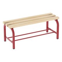Ława Ella ze stelażem, 100 cm, czerwona Manutan