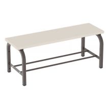 Ława Stela ze stelażem, 100 cm, brązowa Manutan
