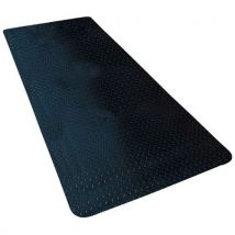 Notrax Mata przeciwzmęczeniowa Cushion Trax z powłoką diamentową, czarna, 91 x 150 cm, Manutan