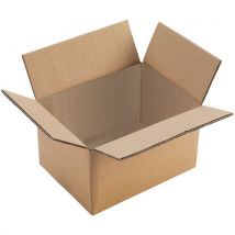 Manutan Expert Pudła kartonowe z tektury makulaturowej, 230 x 350 x 350 mm, 28 l, 20 szt.,