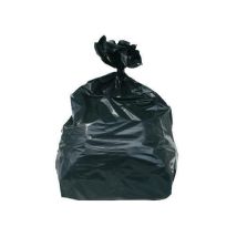 Worki na śmieci, 120 l, grubość 80 mikr., 150 szt., czarny Manutan