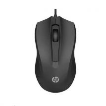 Mysz optyczna HP Wired Mouse 100, czarna, Manutan