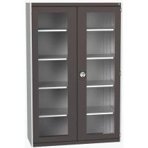 Bott - Szafka warsztatowa Cubio - 200x130x52,5 cm, 4 półki, stal, 1500 kg obciążenia