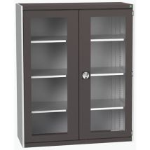 Bott - Szafka warsztatowa Cubio - 160x130x52,5 cm - 3 półki, stal, szaro-antracyt