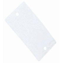 Etykiety metalowe, 100 x 55 mm Manutan