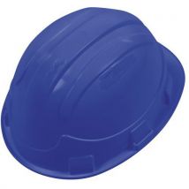 Hełm ochronny Manutan Expert Basic II, 6 punktów, kolor niebieski