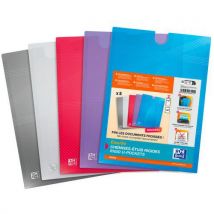 Teczka na dokumenty Oxford EasyGo Hawaii A4 PP, różne kolory Manutan