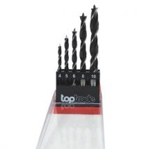 TopTrade Wiertło standard TOPTRADE, do drewna, opakowanie 5 szt., Manutan