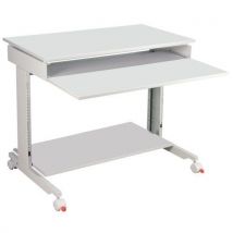 Twinco Stacja robocza komputerowa Twin 6810, kolor szary, Manutan
