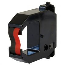 Taśma barwiąca, czarny/czerwony Manutan