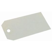 Zawieszka papierowa, 57 x 120 mm, biała, 1000 szt Manutan