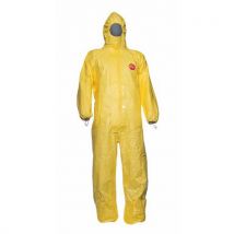 Tyvek Dupont Kombinezon ochronny TYCHEM C zabezpieczający przed wodą, skoncentrowanymi substancjami nieorganicznymi i pyłem, rozm. XL, Manutan