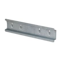 Listwa do zawieszania pojemników 200 mm - Szara, metalowa - Opakowanie 5 szt.